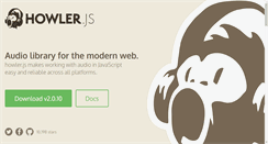 Desktop Screenshot of howlerjs.com